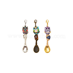 Подвеска из натурального кварца&nbsp;HJEW-NB00178