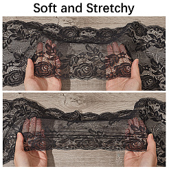 Лента для отделки краев из цветочного полиэстерового кружева&nbsp;SRIB-WH20020-029