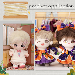 Нейлоновая плетеная лента с эффектом металлик OCOR-WH0085-58B