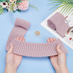 Ребристая ткань из 95% хлопка и 5% спандекса для манжет.&nbsp;OCOR-WH0082-148D