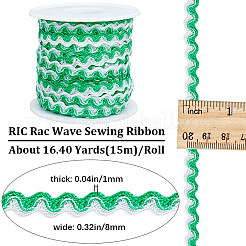 Лента из полиэстера с волнистой бахромой длиной 15 м.&nbsp;OCOR-GF0003-04C