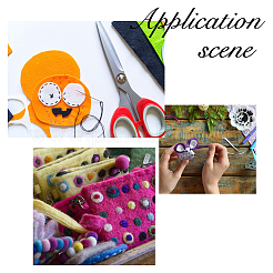 1000 шт. плоская круглая фетровая ткань&nbsp;DIY-DC0003-89B