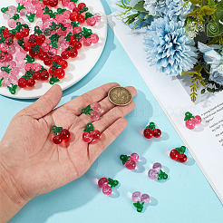 60 шт. подвески из прозрачной смолы 3 цветов&nbsp;RESI-ME0001-21