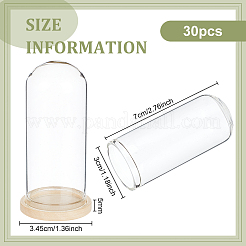 30 шт. купольная крышка из арочного стекла&nbsp;AJEW-BC0008-85C