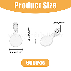 600шт прозрачные акриловые подвески&nbsp;TACR-DC0001-05