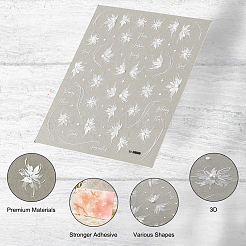 Наклейки для дизайна ногтей с изображением феи и животных и стразами&nbsp;MRMJ-WH20017-010B