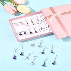 16 пара сережек-подвесок из нержавеющей стали 304&nbsp;EJEW-FS00058