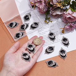 12 шт. овальные подвески из сплава на Хэллоуин&nbsp;FIND-UN0007-81