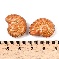 Фарфоровые бусины ручной работы&nbsp;PORC-B008-02G