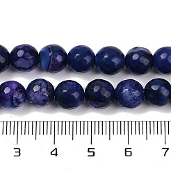 Нити бусин из натурального агата (окрашенного и нагретого)&nbsp;LS-G-G079-A09-03