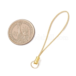 Полиэфирная металлизированная нить для изготовления мобильных ремней&nbsp;AJEW-JB01374