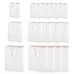 15 шт. 3 размера прямоугольные бумажные подарочные сумки для хранения с ручкой&nbsp;ABAG-TA0001-73A