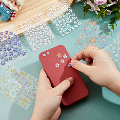 5 шт. 5 стиля ПВХ наклейки для ногтей&nbsp;MRMJ-FH0001-51