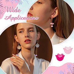 800шт 8 цвета прозрачные акриловые бусины&nbsp;TACR-ME0001-03