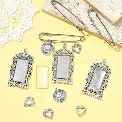 Наборы для изготовления прямоугольных подвесок своими руками&nbsp;DIY-FS0009-40