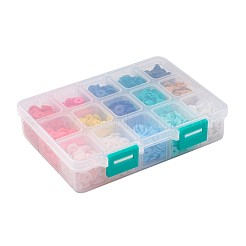 15 цвет бусин из полимерной глины ручной работы&nbsp;CLAY-JP0001-06B