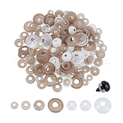 220 шт. 7 вида пластиковых шайб для глаз&nbsp;DIY-PH0030-98