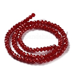 Запекание расписных стеклянных бусин с имитацией нефрита&nbsp;DGLA-A034-J4MM-A29