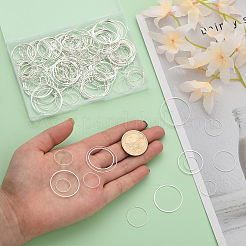 240шт 8 стильных латунных соединительных кольца&nbsp;KK-CA0002-03