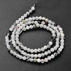 Бусины из натурального радужного лунного камня&nbsp;LS-G-RM2025-A15-3mm