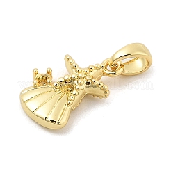 Подвески из латуни с покрытием из листовой стали&nbsp;KK-S407-08G