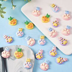 Кабошоны из непрозрачной смолы в 40 стилях&nbsp;RESI-CJ0002-25