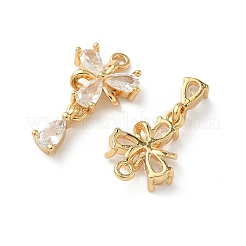 Латунные микро проложить кубического циркония подвески&nbsp;KK-Z136-48G