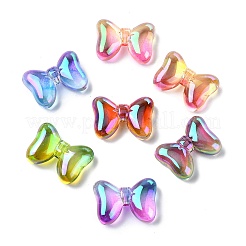 30 шт. непрозрачные акриловые бусины градиентного цвета&nbsp;OACR-CJ0002-28