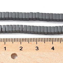 Матовые гальванические нити немагнитных синтетических гематитовых бусин&nbsp;G-I175-04B-A