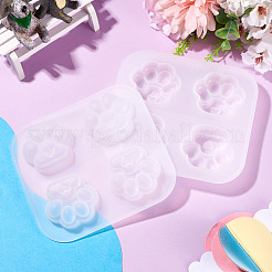 Diy кошачья лапа печатает помадку силиконовые Молды&nbsp;DIY-TAC0015-32B