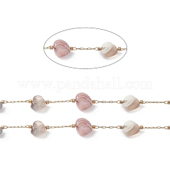 304 нержавеющая сталь самородки натуральный ботсванский агат цепи звенья&nbsp;CHS-P016-49G-02