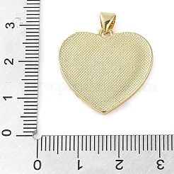 Латунные микропаве прозрачные подвески с фианитом&nbsp;KK-Q813-13G