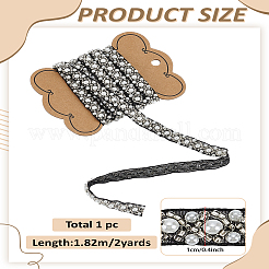 2 ярд пластиковой бисерной марлевой кружевной отделки&nbsp;OCOR-LP0002-28A