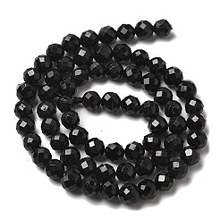 Натуральный черный турмалин бисер нитей&nbsp;LS-G-G927-46