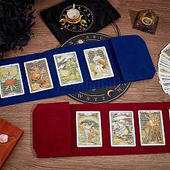 2 шт. прямоугольные бархатные мешочки для хранения карт Таро&nbsp;TP-CN0001-16B