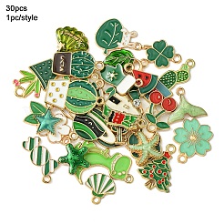 30шт 30 стиля подвески из сплава с эмалью&nbsp;ENAM-YW0004-14