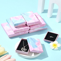 8 шт. 4 стили картонных коробок для колец&nbsp;CBOX-FS0001-05