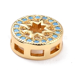 Латунные микро проложить кубического циркония многожильных соединения&nbsp;ZIRC-L100-049G