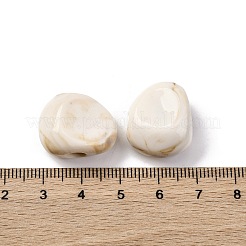 Двухцветные непрозрачные акриловые бусины&nbsp;MACR-Z002-01B