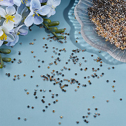 6000 шт. 6 цвета латунные обжимные бусины&nbsp;KK-ME0003-31