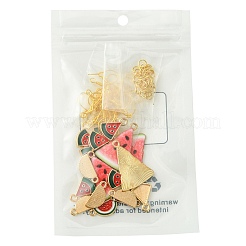 Серьги с подвесками в виде арбуза своими руками&nbsp;DIY-FS0006-06