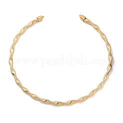 Ожерелья из крученой железной цепочки толщиной 6.5 мм&nbsp;NJEW-G163-01KCG