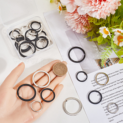 30 шт. 6 стиля железных разъемных колец&nbsp;IFIN-SP0001-20A