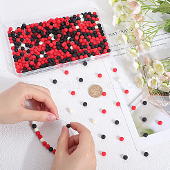 500шт прорезиненные силиконовые акриловые бусины с имитацией силикона&nbsp;MACR-SP0001-07B