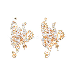 Подвески из латуни с прозрачным фианитом&nbsp;KK-N232-444