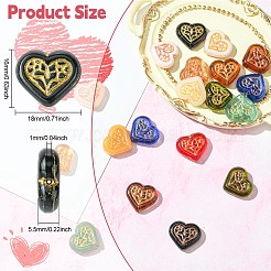 19шт 19 цвета бусины лэмпворк ручной работы&nbsp;LAMP-CJ0002-38