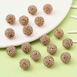 Pave disco бусины&nbsp;RB-Q195-14mm-246