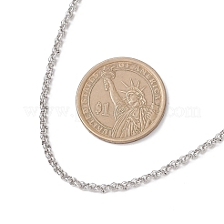 Ожерелья из нержавеющей стали 304 с цепочкой Rolo&nbsp;NJEW-JN05772