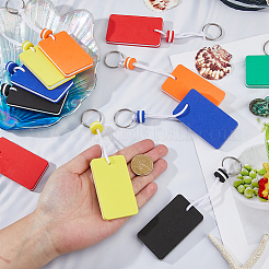 12 шт. двухцветные подвесные брелоки из ЭВА&nbsp;KEYC-FH0001-72