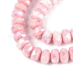 Антикоррозийные гальванические стеклянные бусины&nbsp;GLAA-T025-8mm-11H